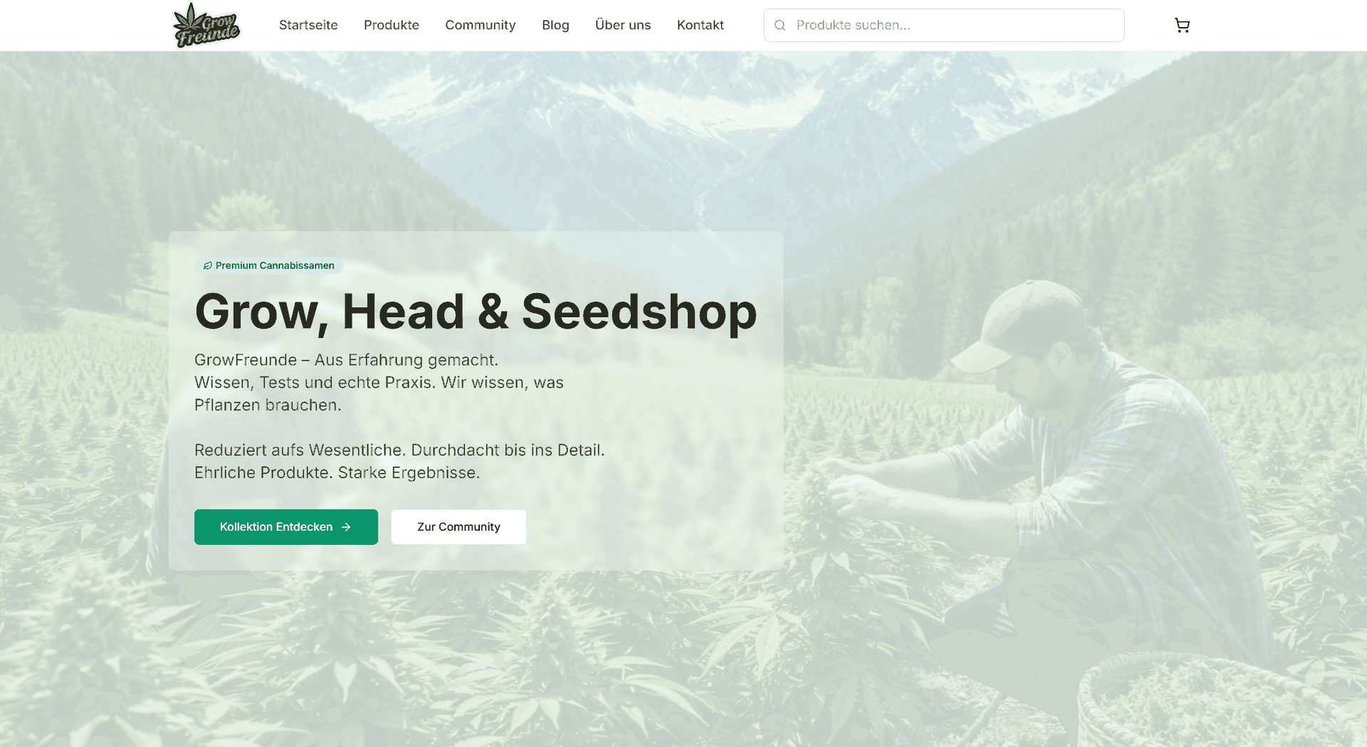 Grow Freunde desktop