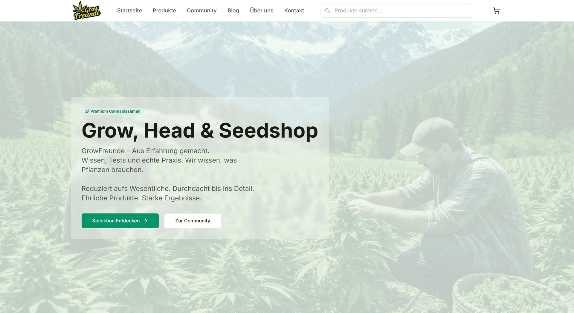 Grow Freunde desktop